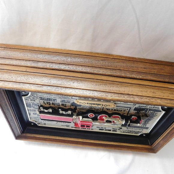 Vintage Intercraft Industries COLUMBIA and DIXIE BELLE Trains Wall Plaques - Picture 11 of 13